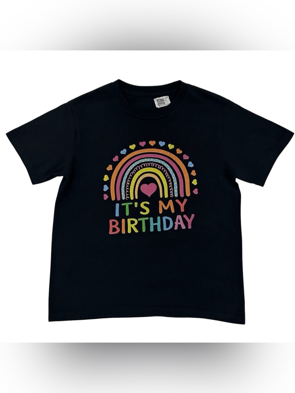 It’s my Birthday girls top black shirt